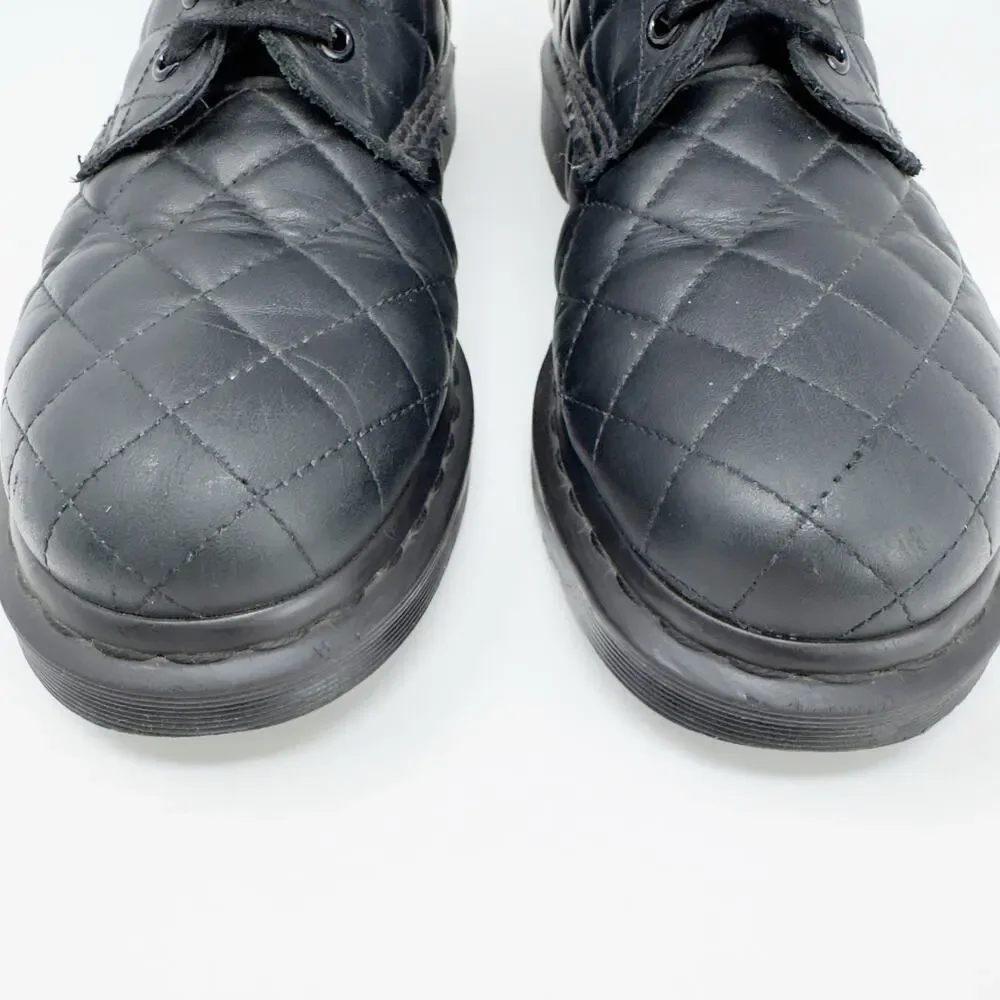 Dr. Marten's Quilted Black Leather Coralie Boot 39EU / 8W - Picture 2 of 8